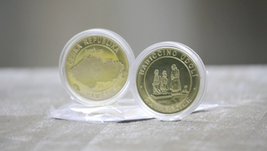 Pamětní mince Babiččino údolí Ratibořice - pomník babičky s dětmi